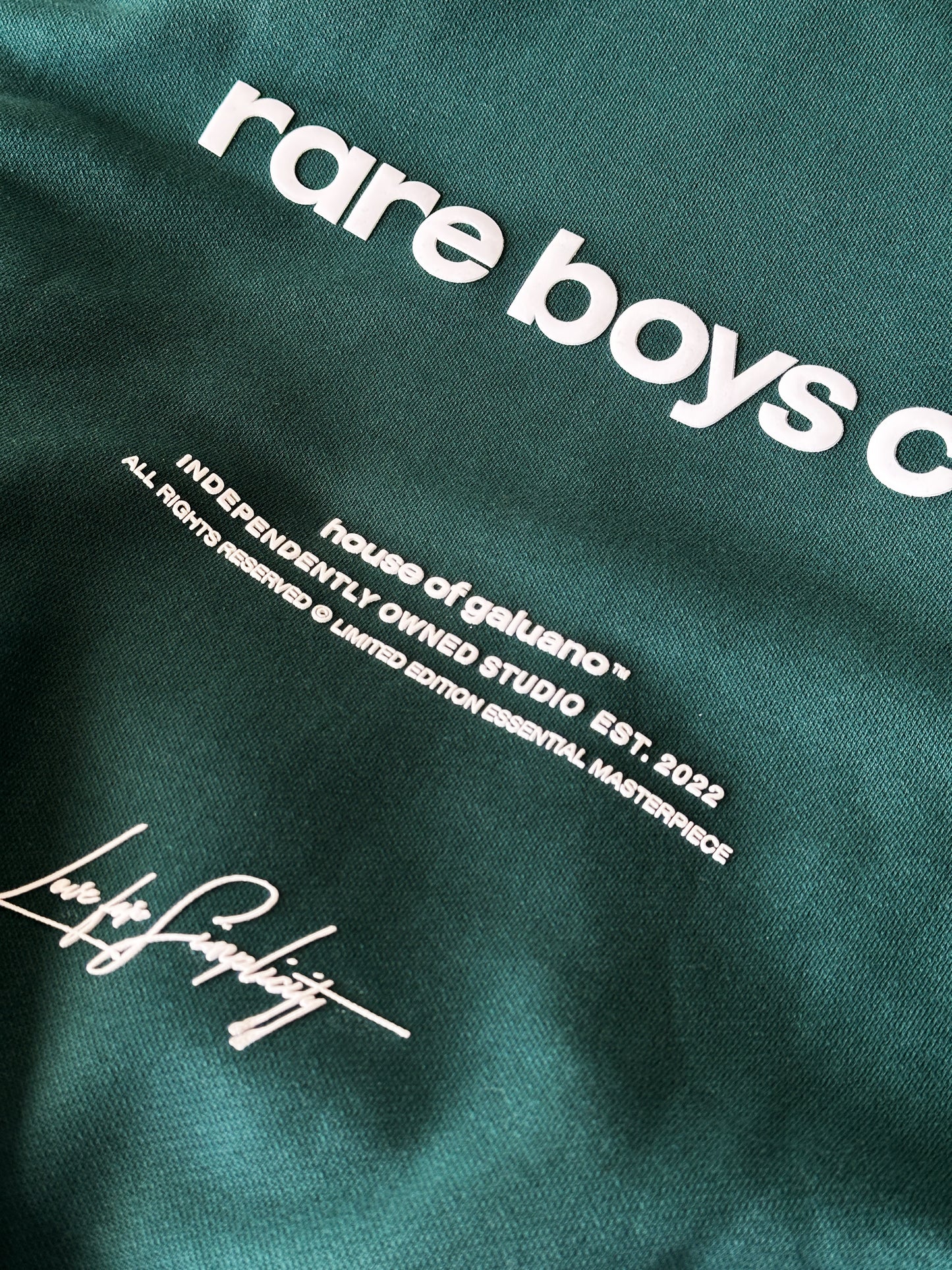 RARE HOODIE SUPERWEIGHT - GREEN