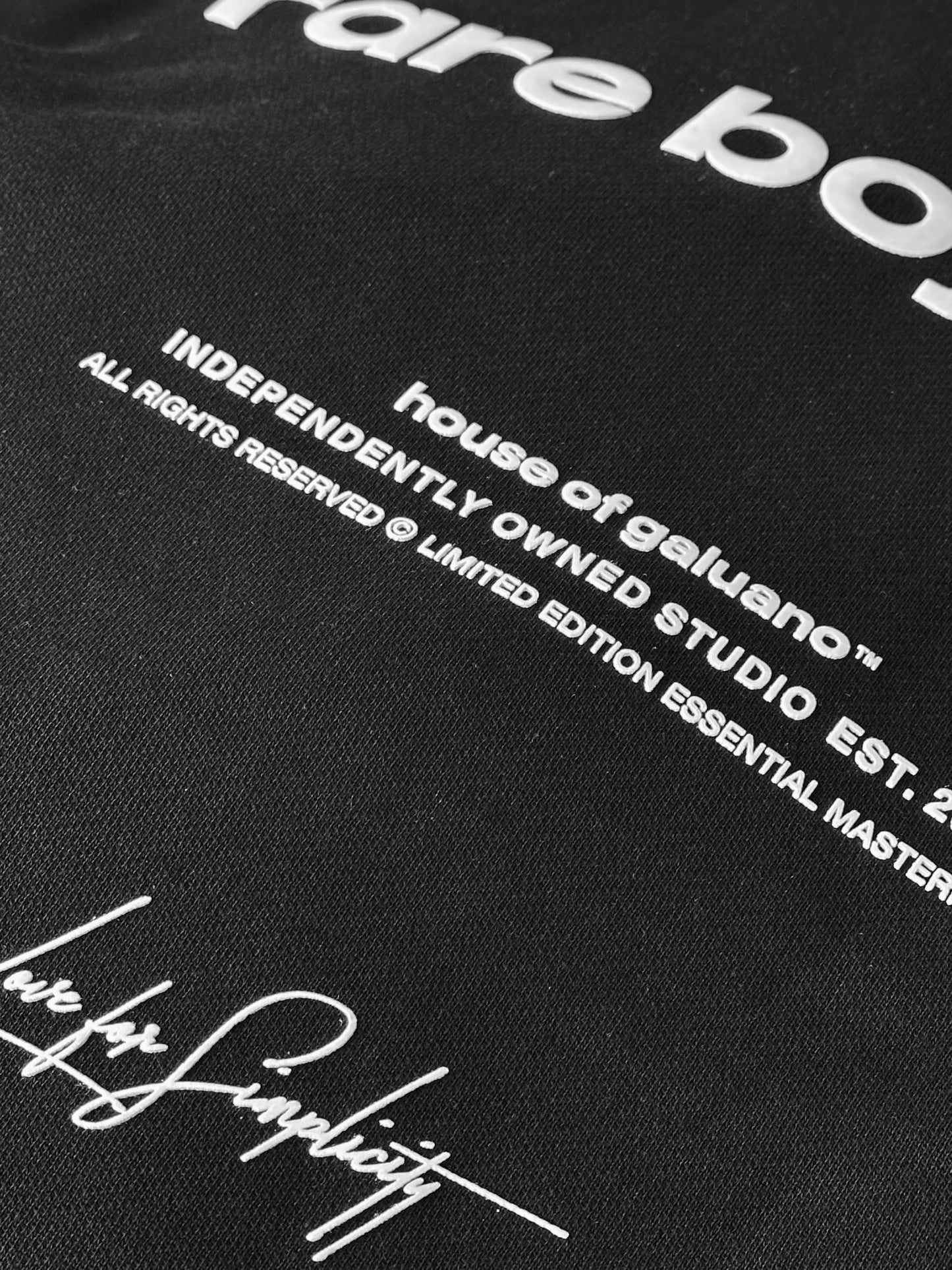 RARE HOODIE SUPERWEIGHT - BLACK