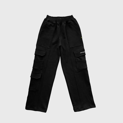 RARE CARGO PANTS SUPERWEIGHT - BLACK