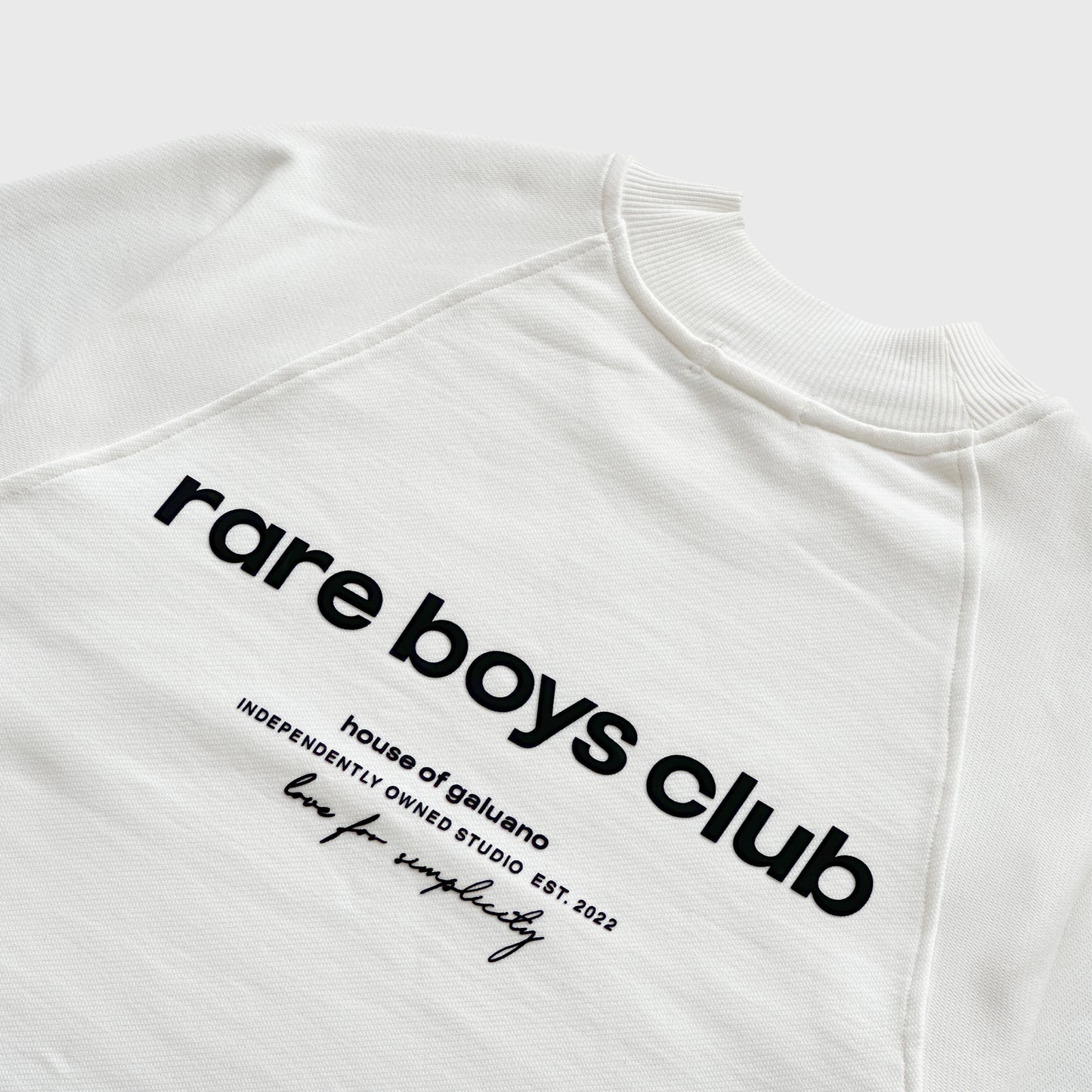 RARE CREWNECK SUPERWEIGHT - IVORY