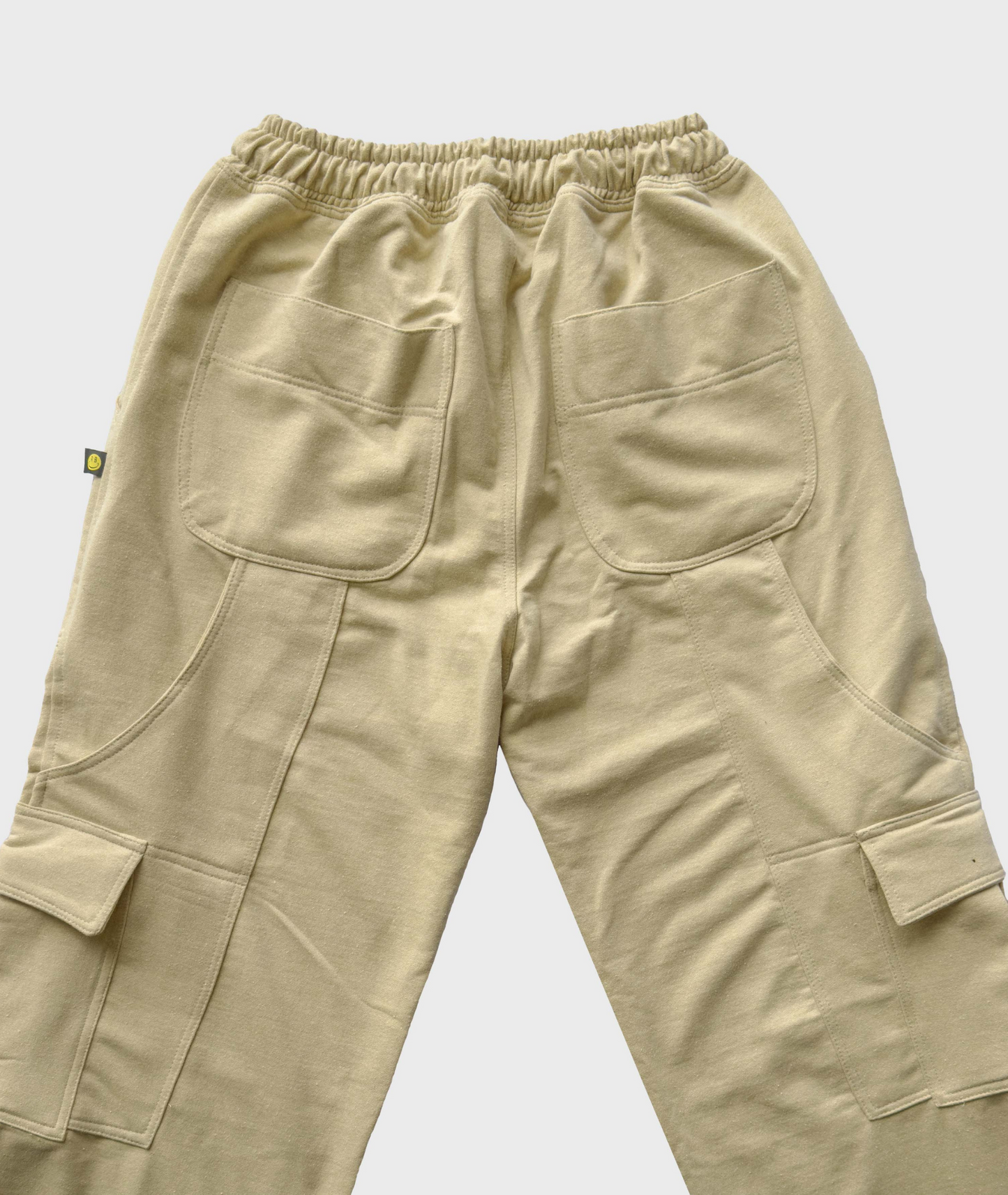 COTTON OVERSIZE CARGO PANT - SAND