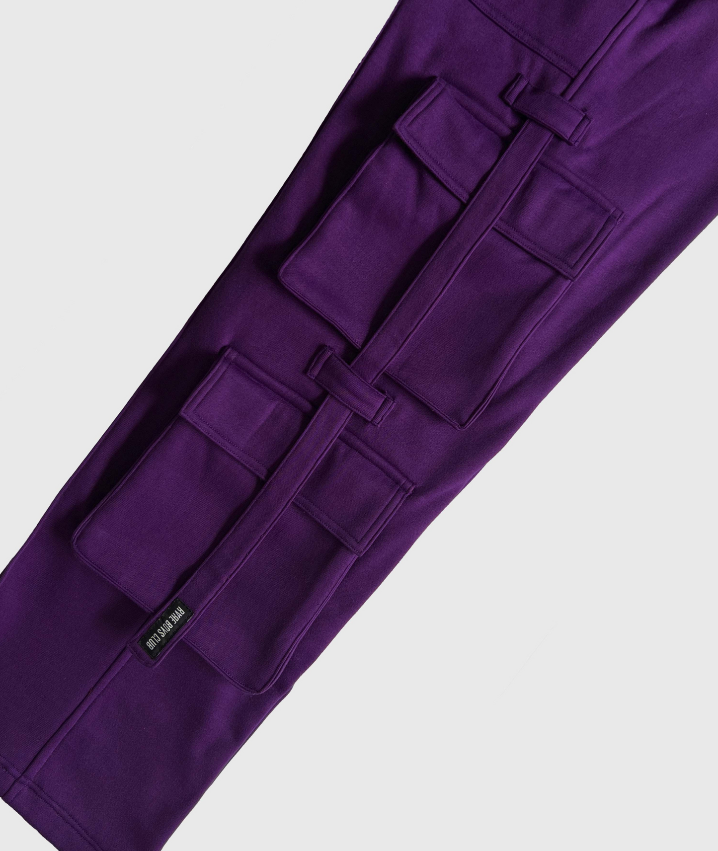 COTTON CARGO PANT - PURPLE