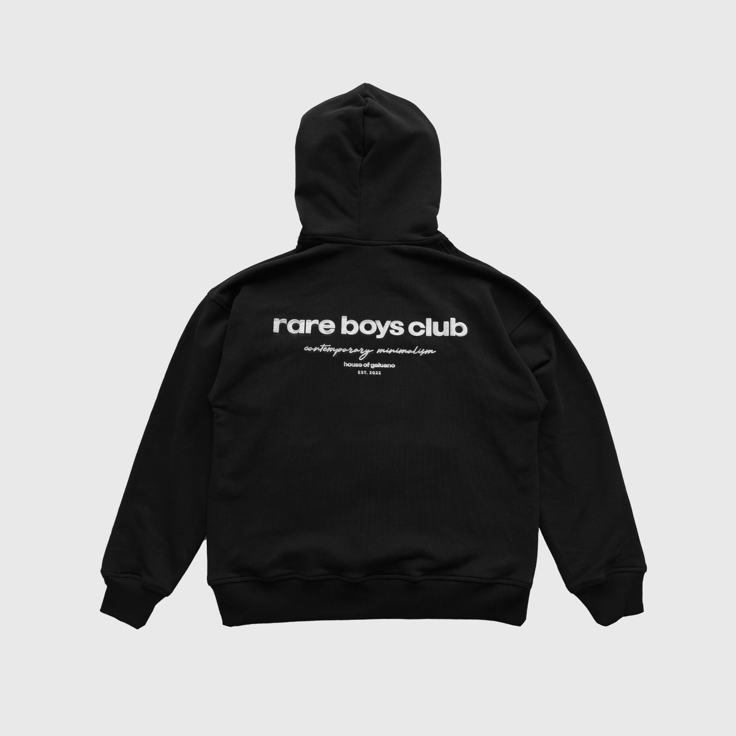 RARE HOODIE SUPERWEIGHT - BLACK