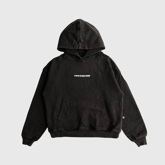 RARE HOODIE SUPERWEIGHT - BLACK RUSTY