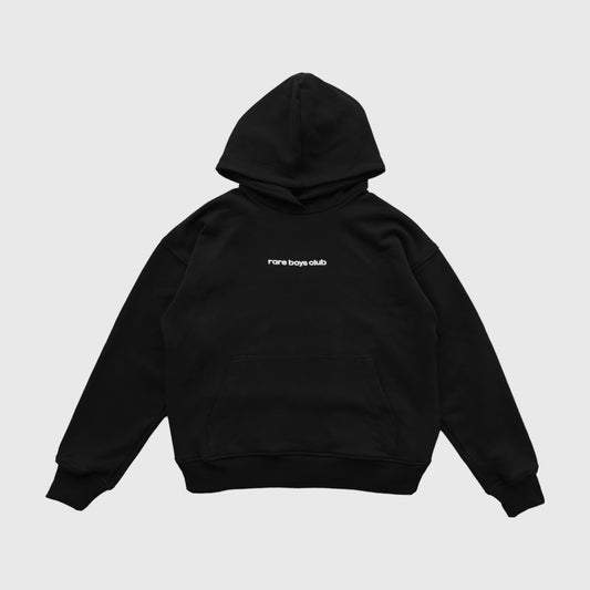 RARE HOODIE SUPERWEIGHT - BLACK