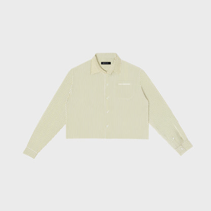Camisa Cropped – Olive