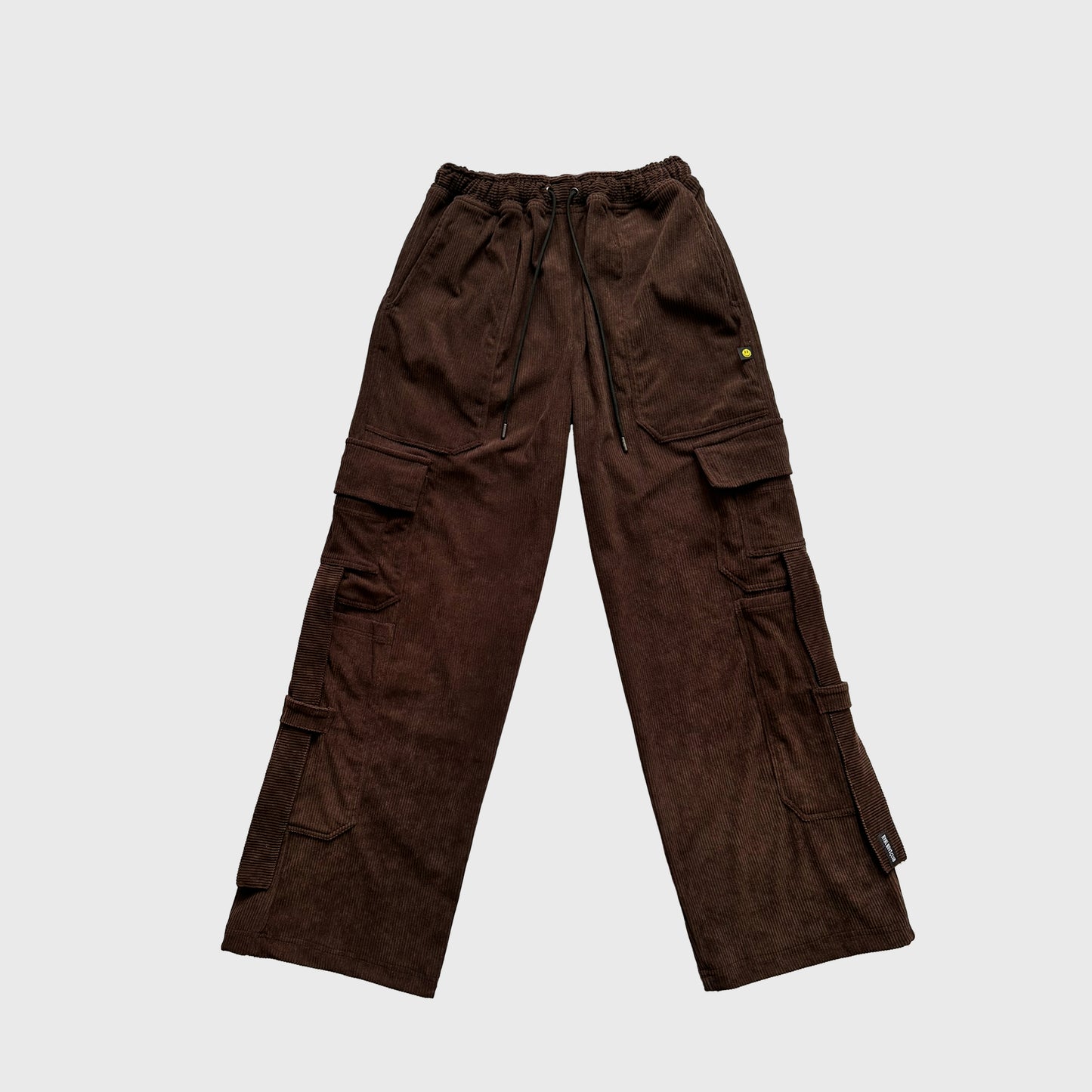 OVERSIZE CORDUROY CARGO PANT - CHOCOLATE