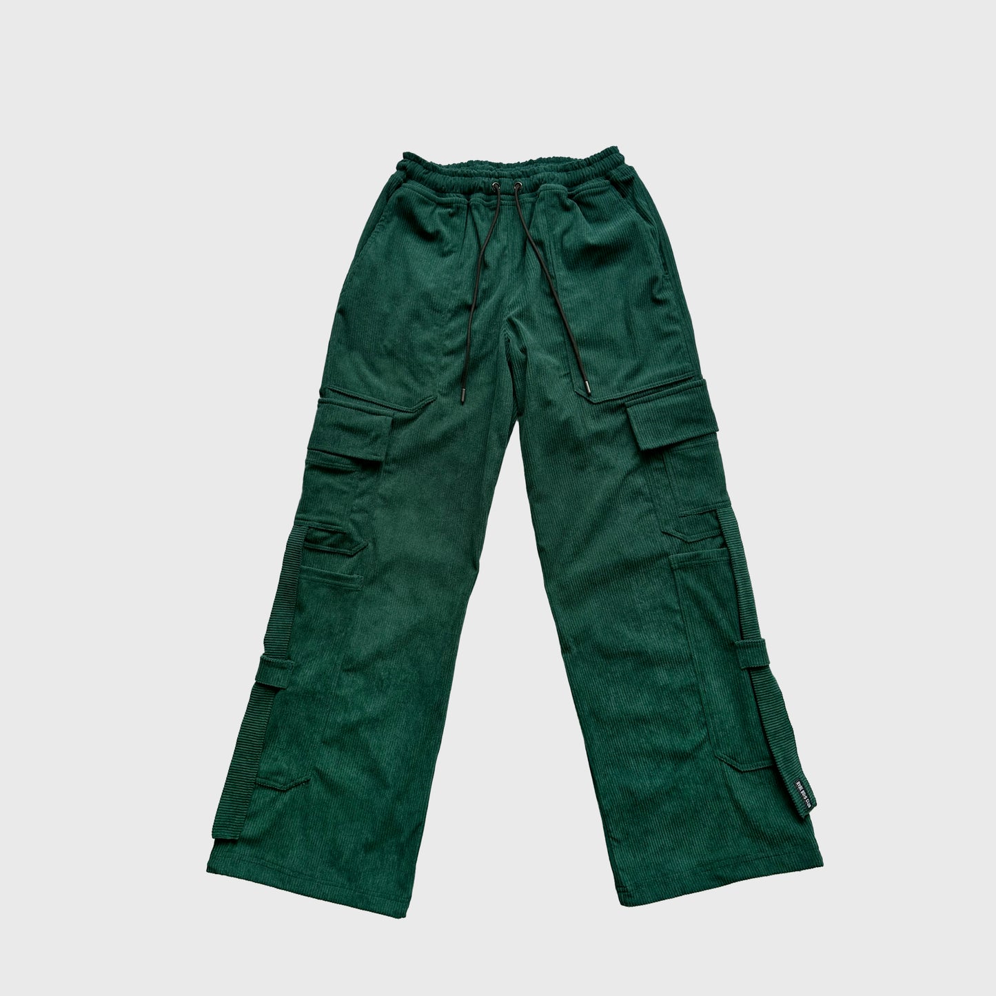 OVERSIZE CORDUROY CARGO PANT - GREEN