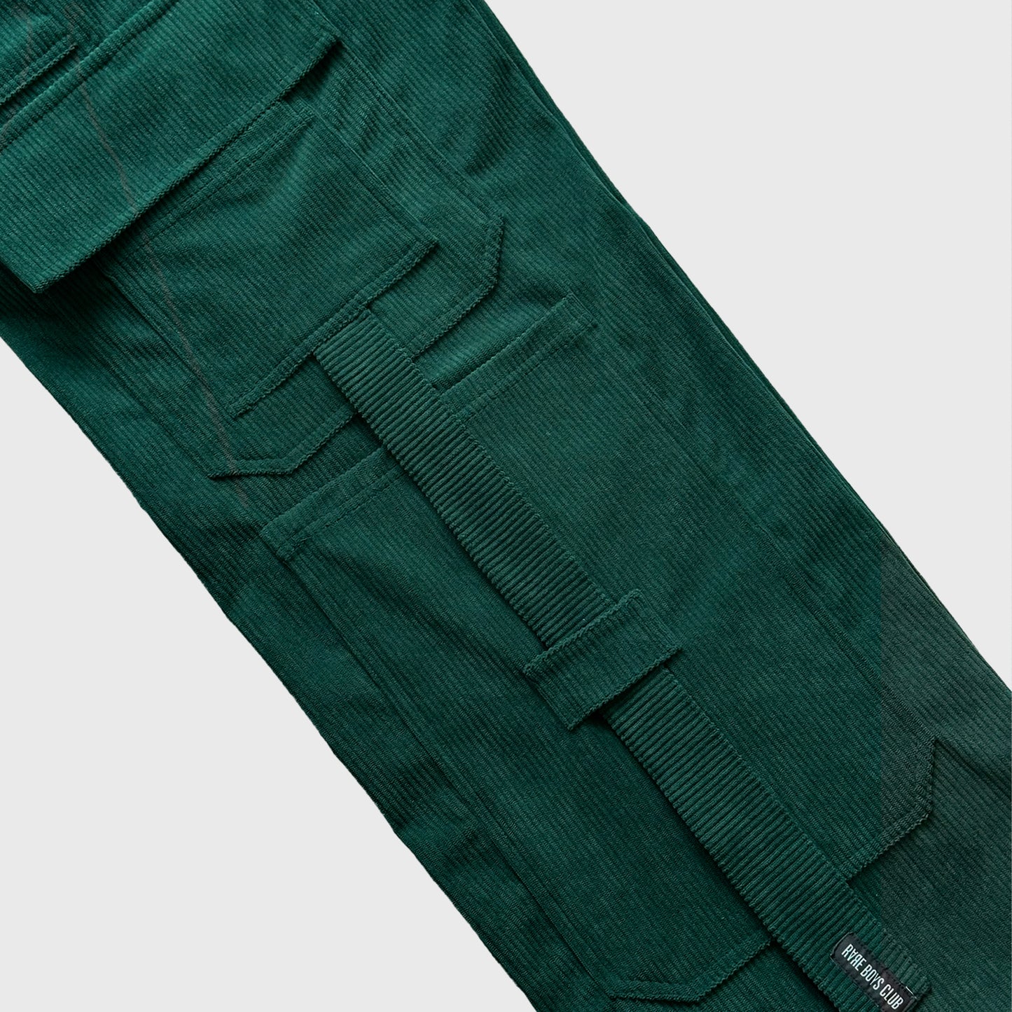 OVERSIZE CORDUROY CARGO PANT - GREEN