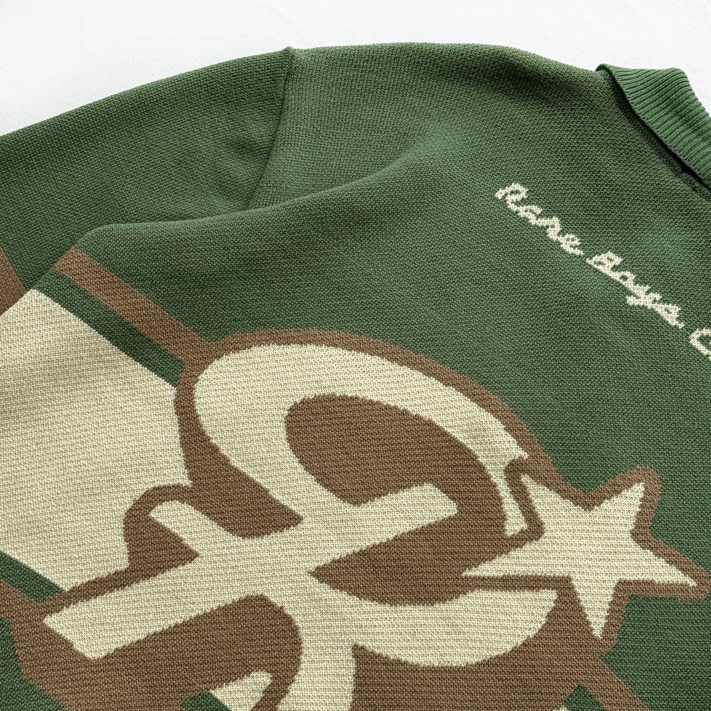 Knit Polo Pullover - Olive