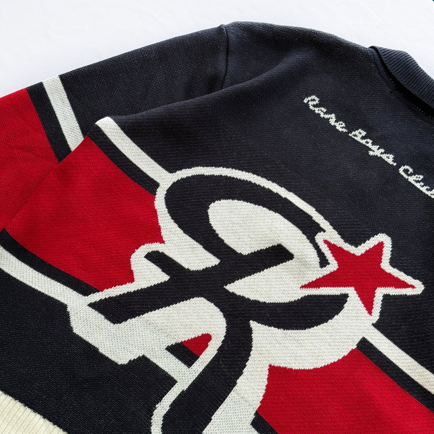 Knit Polo Pullover - Red