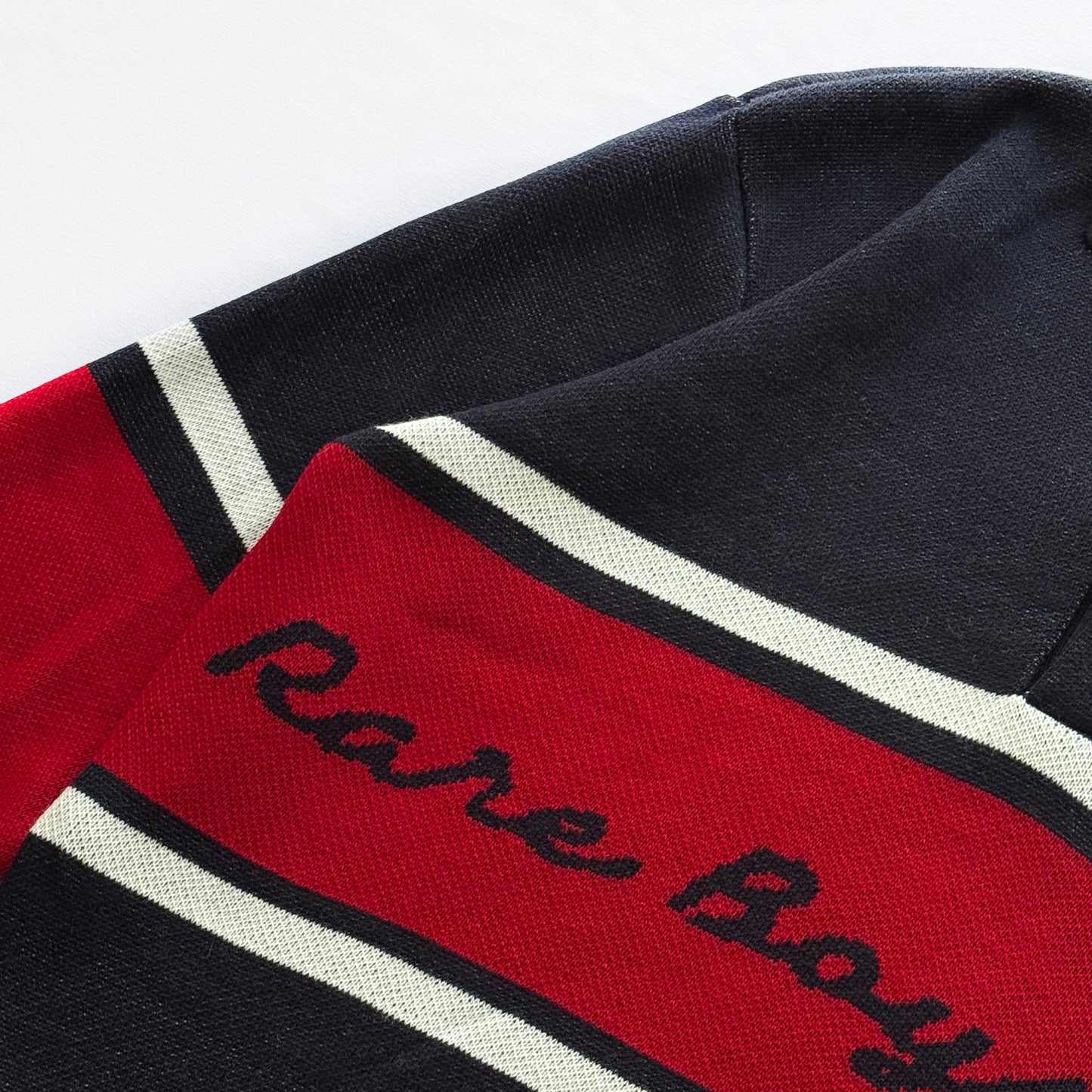 Knit Polo Pullover - Red