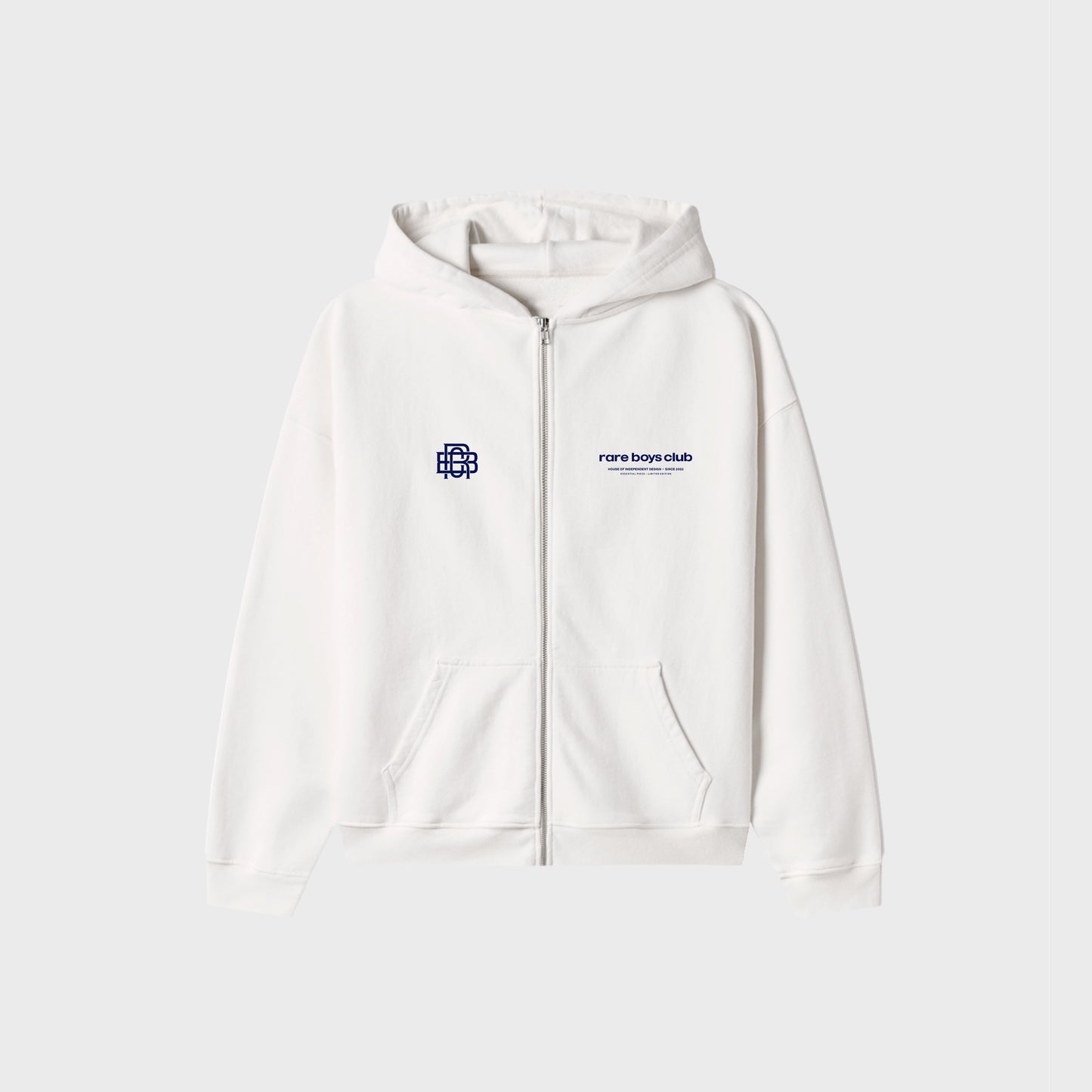 Superweight Zipper Hoodie – Ivory