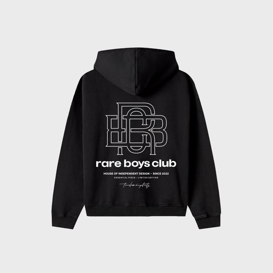 Superweight Zipper Hoodie – Black