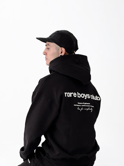 RARE HOODIE SUPERWEIGHT - BLACK