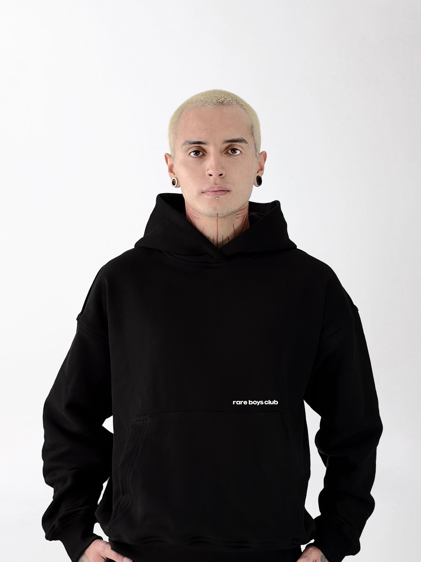 RARE HOODIE SUPERWEIGHT - BLACK